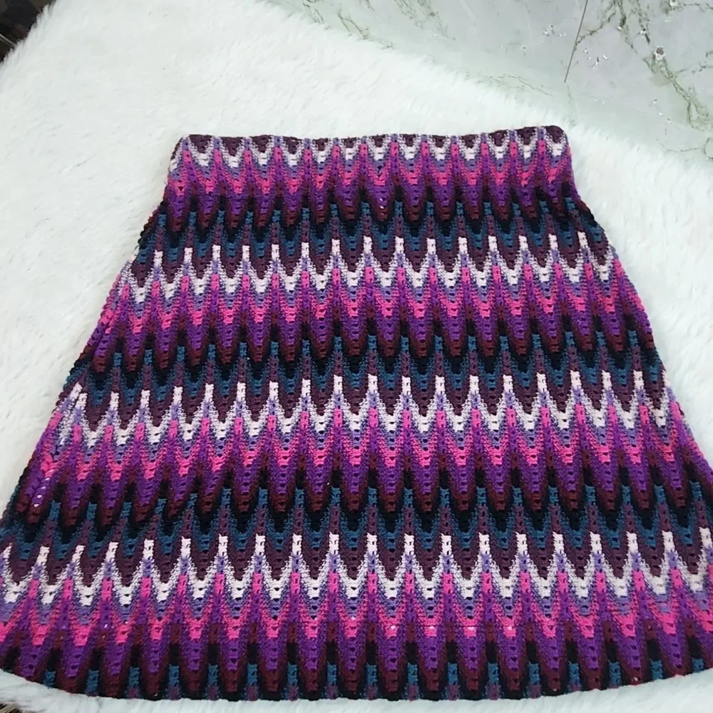 Free People Adorable Knit Mini Skirt